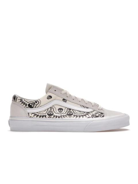 Vans Style 36 Skull Bandana White Black