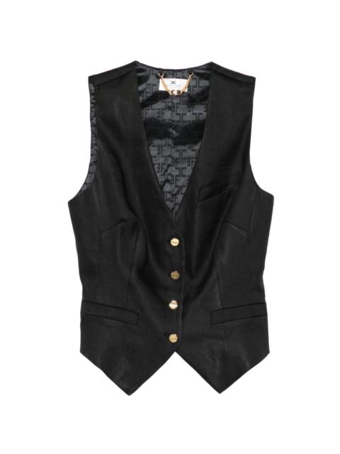 ELISABETTA FRANCHI button-up waistcoat