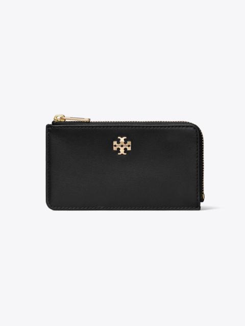 TORY BURCH Charlie Zip Card Case
