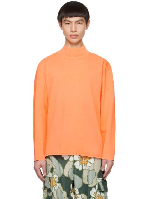 ERL Orange 'Sun' Long Sleeve T-Shirt