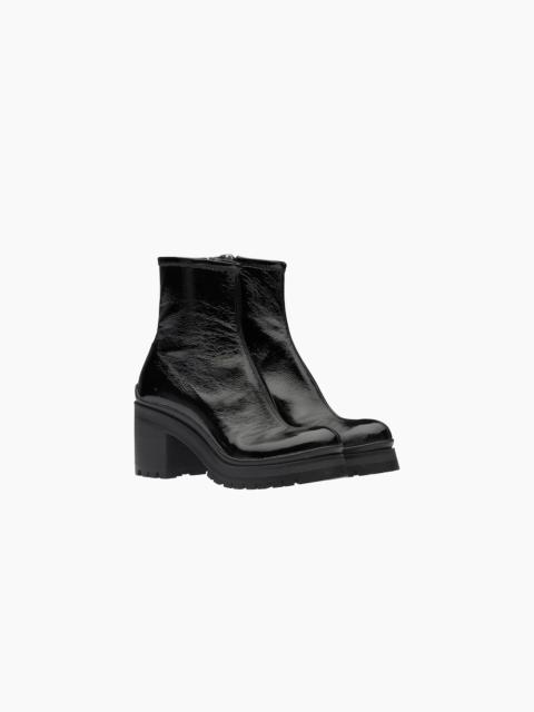 Technical patent fabric booties