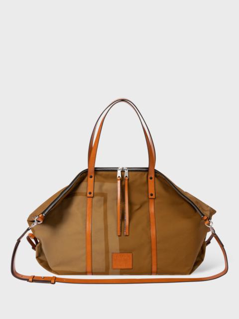 Brown Canvas Holdall Bag