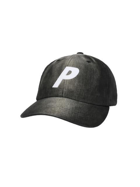 PALACE BLEACHED DENIM P 6-PANEL BLACK