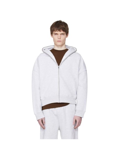 entire studios Gray Eternal Zip Hoodie