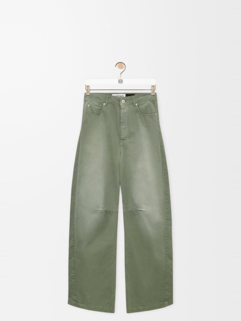 Loewe Barrel trousers in cotton