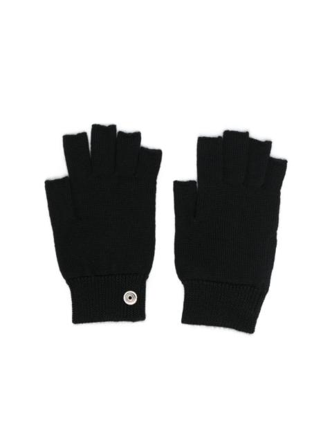 fingerless cashmere gloves