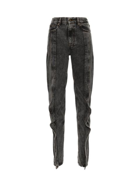 Y/Project Evergreen banana slim denim jeans