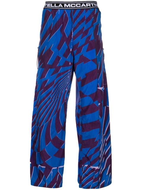 Stella McCartney x Ed Curtis geometric-print trousers
