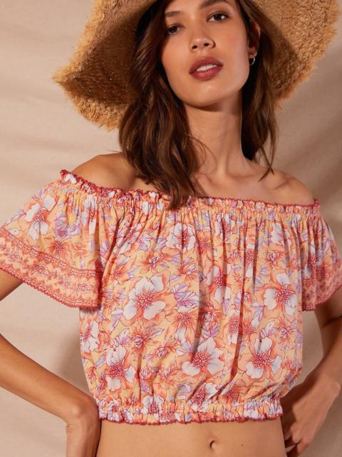 Poupette St Barth Top Camilla - Yellow Dalia