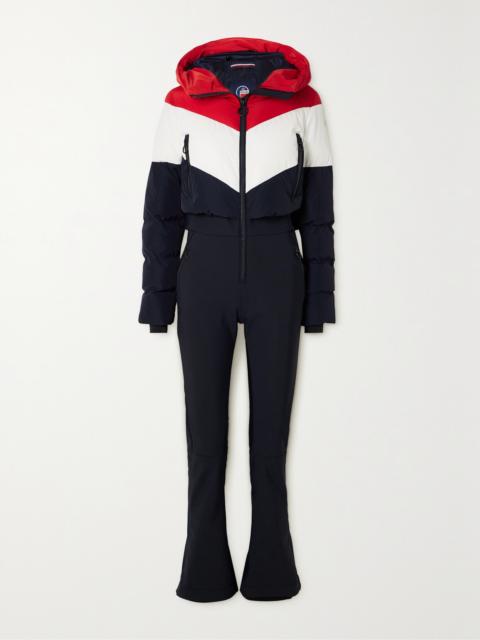 Fusalp Kira Softshell Quilted Color-block Ski Suit
