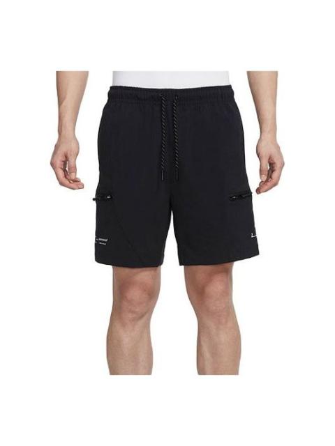Jordan Men's Air Jordan 23 Solid Color Casual Sports Shorts Black DQ8086-010