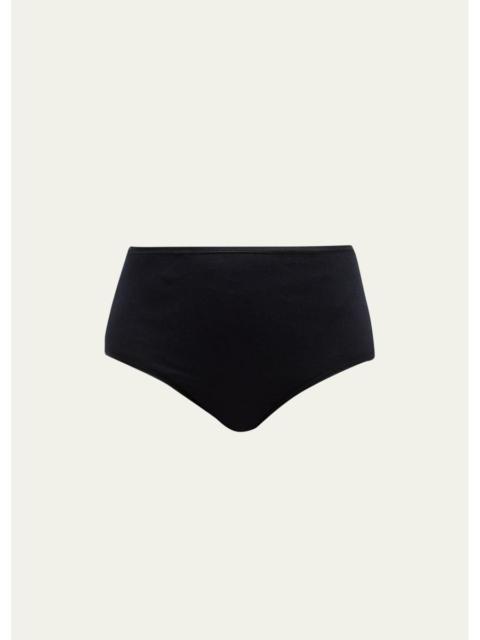 HANRO Cotton Seamless Satin-Trim Briefs