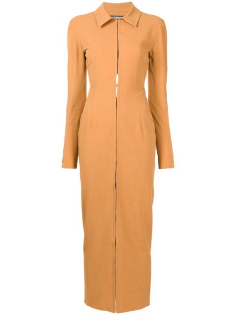 JACQUEMUS Obiou straight fitted dress