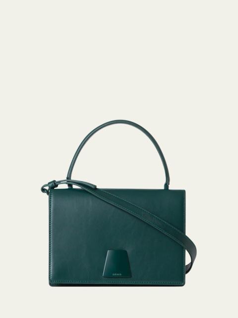 AKRIS Alice Small Leather Top-Handle Bag