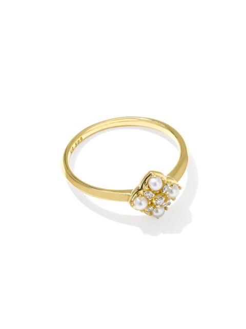 KENDRA SCOTT Dira Luxe 14k Yellow Gold Band Ring