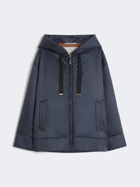 Max Mara DARIA Padded water-repellent canvas hooded jacket - MIDNIGHTBLUE