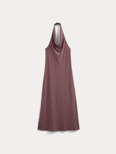 EVERLANE COWLNECK HALTER DRESS IN BUTTERKNIT