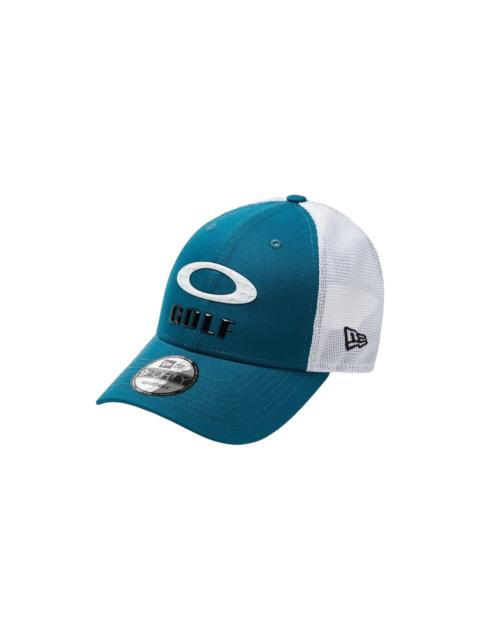 OAKLEY 9FORTY OAKLEY x New Era Heather New Era Stripe Golf Snapback Hat "Petrol" 912145LDS 9PE