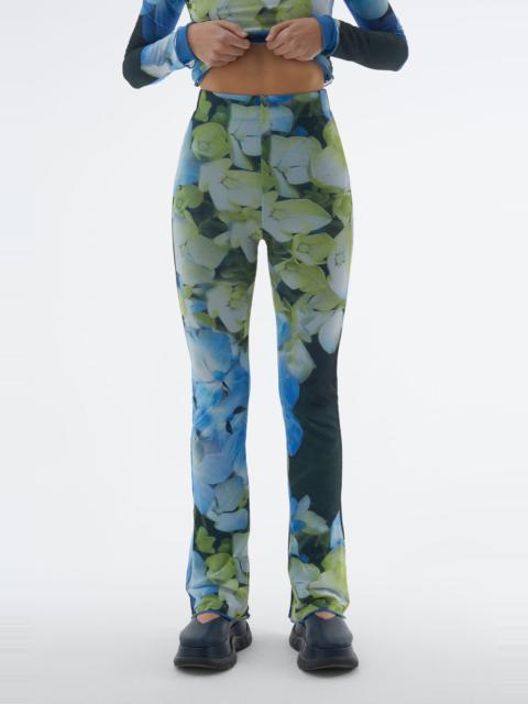 SUNNEI TULLE PANTS WITH FLOWER PRINT