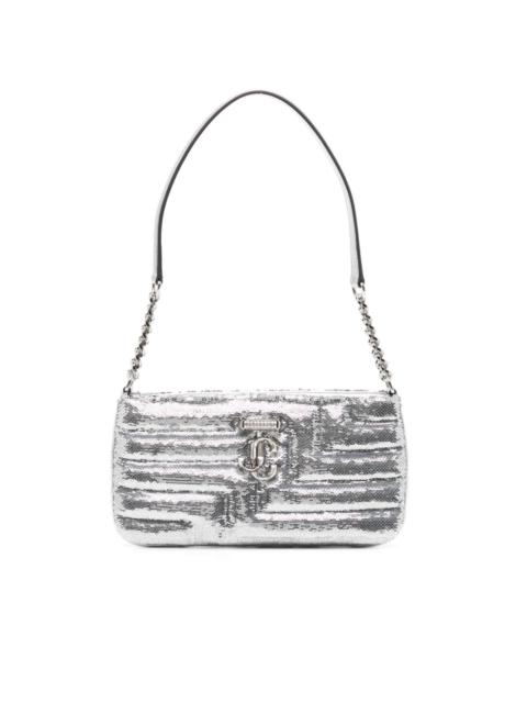 JIMMY CHOO mini Avenue sequinned shoulder bag