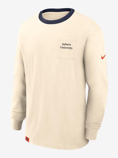 Auburn Athletic Prep Max90 Pocket Logo Men's Nike College Long-Sleeve T-Shirt