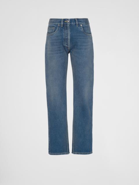 Prada Organic denim five-pocket trousers
