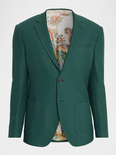 Etro Men's Camo Knit Jacket