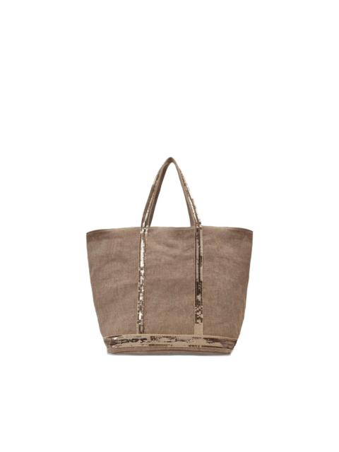 Vanessa Bruno Linen Large Cabas Tote