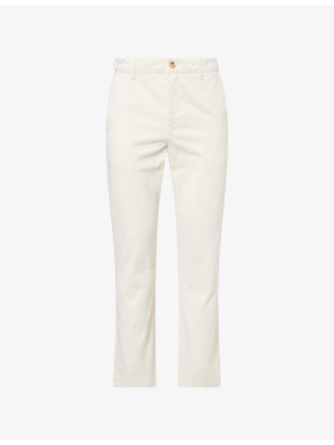 FRAME The Straight Regular-Fit Cotton Trousers