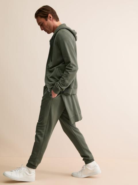Derek Rose Men's Sweatpants Quinn Cotton Modal Khaki