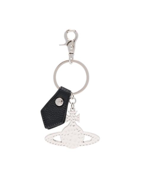 ★Vivienne Westwood★ 25SS I Love ORB Logo Keyring 8203011EU Vivienne Westwood I Love Orb bag charm for Women - Black in