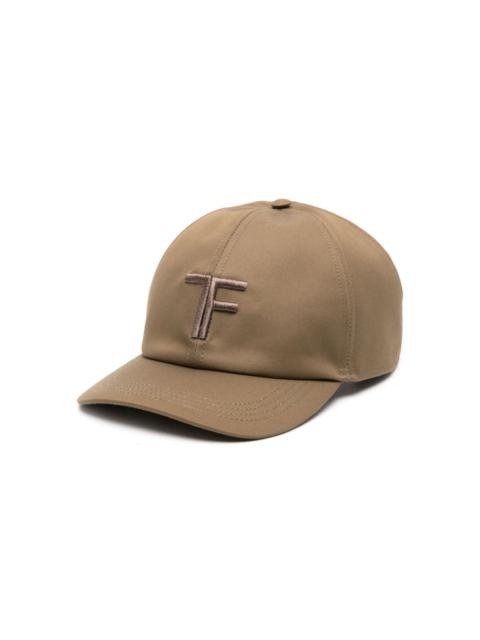 TOM FORD logo-embroidered cotton cap