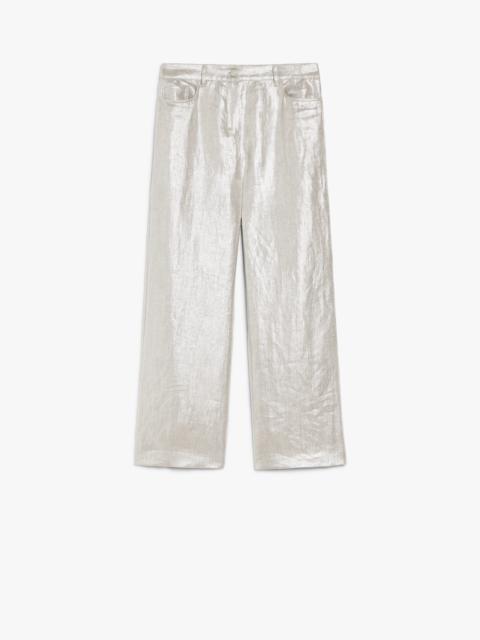 'S Max Mara MALIKA 5-pocket linen trousers