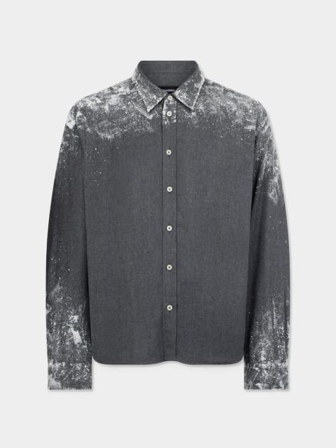 DSQUARED2 D2 UPSIDE DOWN FROSTED BOXY SHIRT