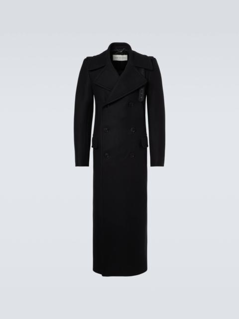 Dries Van Noten Double-breasted wool-blend coat