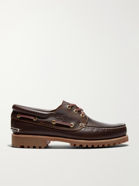 Timberland Authentic 3-Eye Lug Leather Boat Shoes