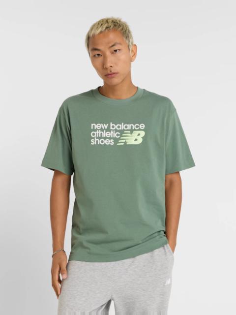 New Balance Men's Athletics Premium Relaxed Chest Logo T-Shirt