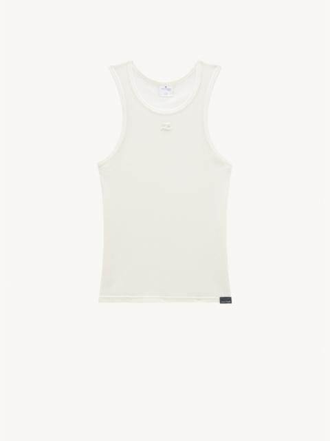 courrèges MESH AC TANK TOP