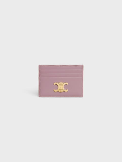 CELINE TRIOMPHE CARD HOLDER in Shiny calfskin