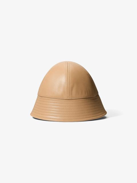 MICHAEL KORS COLLECTION Leather Bucket Hat