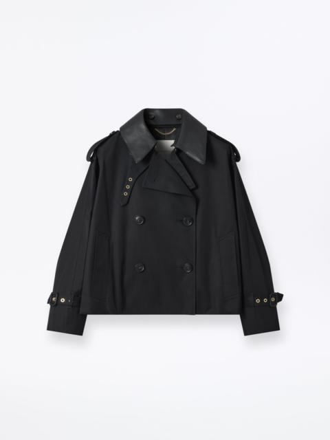 Mackintosh Eyemouth Gabardine Double Breasted Short Trench Coat