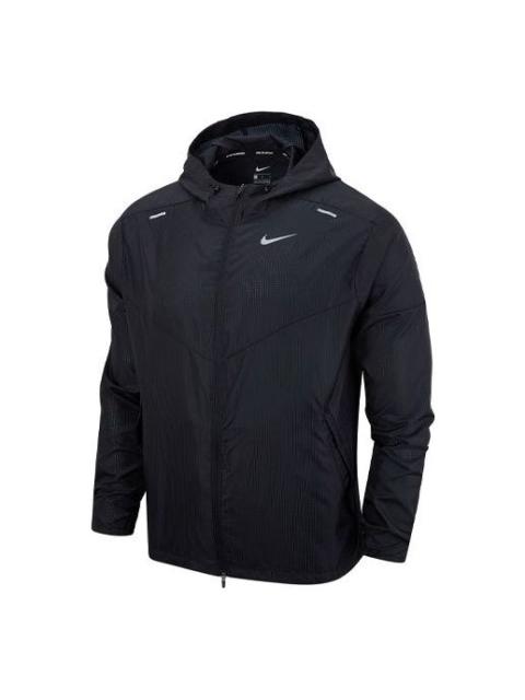 Nike Windrunner Woven Reflective Jacket Black DB4092-010