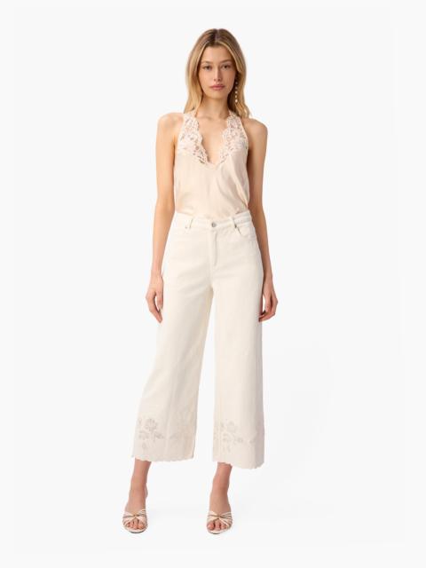 CAMI NYC MEMPHIS HIGH RISE BULL DENIM PANT MACADAMIA