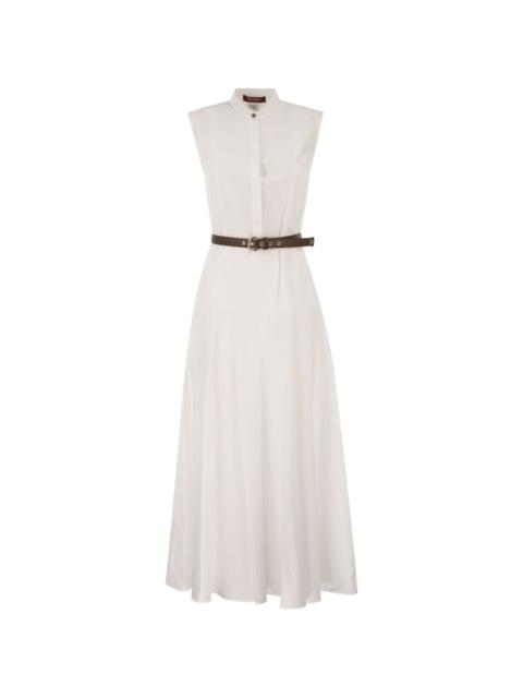 Max Mara belted maxi dress