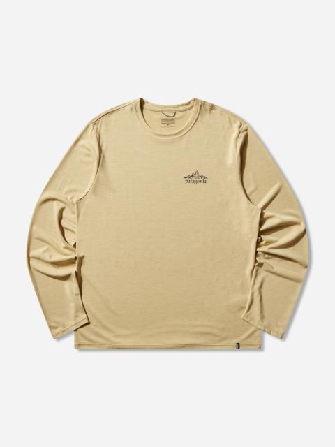Patagonia Men's Capilene Cool Daily Longsleeve Shirt Cloud Crag Limestone Yellow