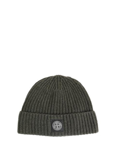 Stone Island N100012 Ribbed Knit Beanie