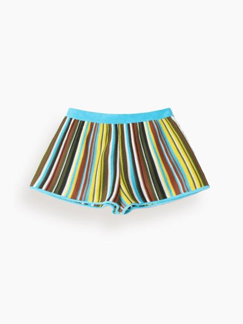 STAUD Rove Short in Skate Stripe