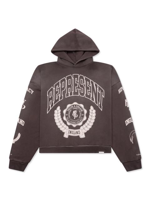 REPRESENT LEGACY CREST HOODIE - NERO