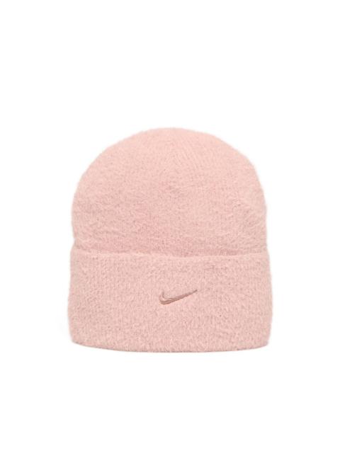 Nike logo-embroidery beanie hat