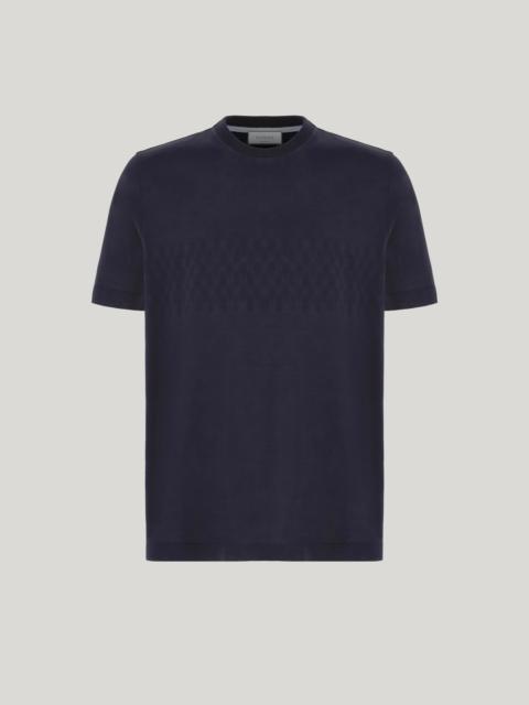 Canali SOFT-TOUCH NAVY BLUE COTTON JERSEY T-SHIRT